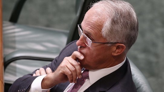Prime Minister Malcolm Turnbull during question time on Monday. 