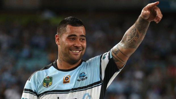 Take your pick: Sharks prop Andrew Fifita thought he would be playing for Tonga, but has now been picked for Australia after round nine injuries.