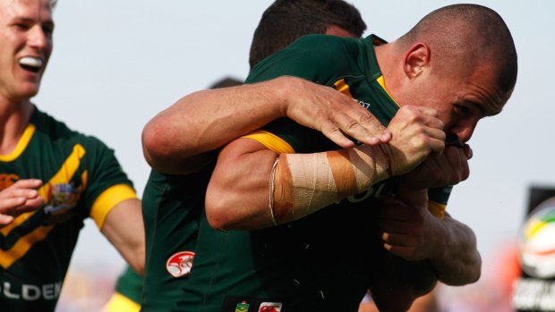 Proud as punch: Australian youngster David Klemmer.
