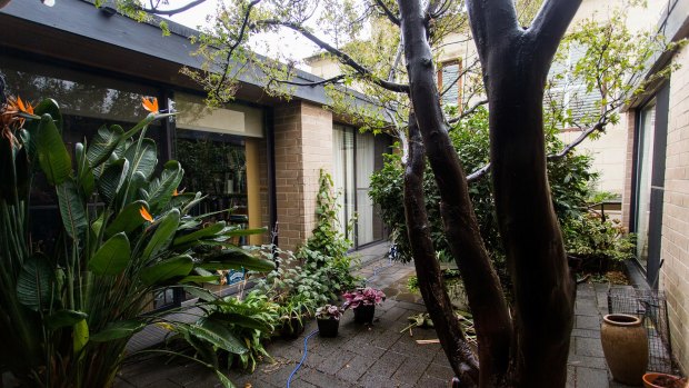 One of the house's two internal courtyards. 