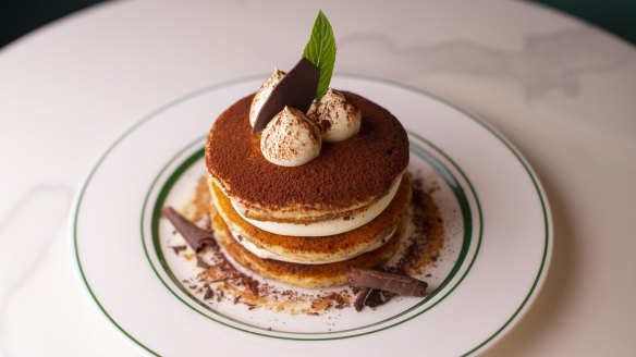 Tiramisu pancakes at Gram in Chatswood.