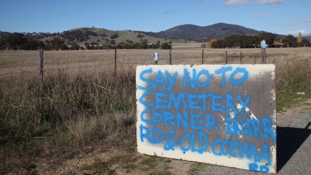 One resident at the estate said the idea of a crematorium being built across the road was "the pits".