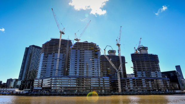 Melbourne's apartment boom may 'freeze' the city.