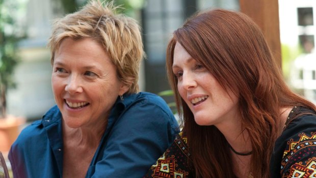 Annette Bening and Julianne Moore in <i>The Kids are All Right</i>.