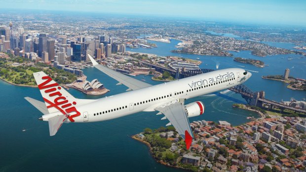 Virgin Australia's Boeing 737 MAX.