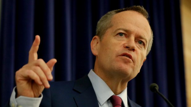 Opposition leader Bill Shorten 