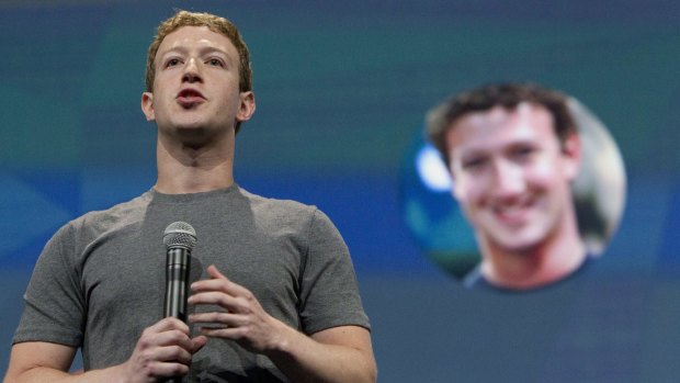 Mark Zuckerberg, chief executive officer of Facebook.