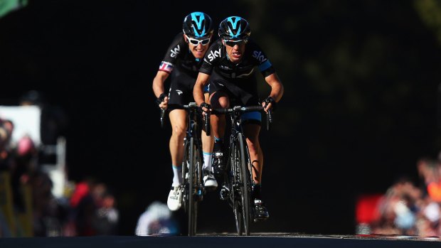 Sky high: Richie Porte will carry hopes for the Sky team at the Giro d'Italia, which starts on Saturday.