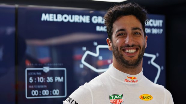 Australian Daniel Ricciardo carries local hopes.
