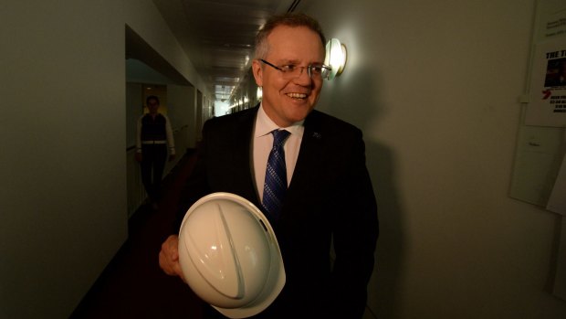 The newly-appointed Federal Treasurer Scott Morrison. 