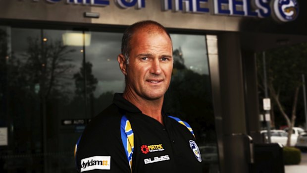 Sticking put: Eels coach Brad Arthur.