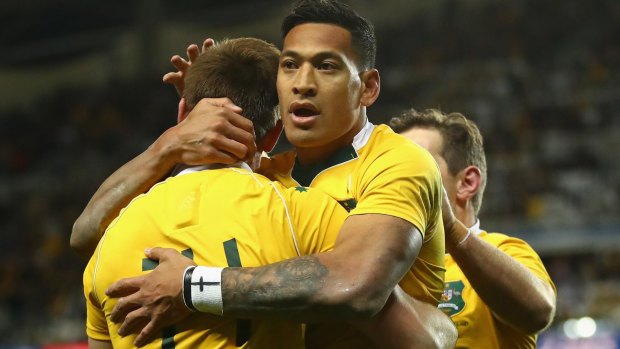 Wallaby Israel Folau after the Australian team's three-nil loss to England.