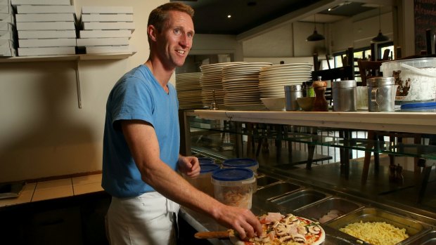 "The only time people are talking about umpires is when they make a mistake": AFL umpire Shaun Ryan lunches with Age writer Timothy Boyle at Fratellino Pizzeria in South Yarra.