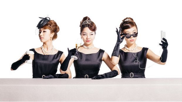 The Barberettes, from Seoul, will be at the Queen Victoria Market on Wednesday evening singing '50s-'60s American and Korean pop music.