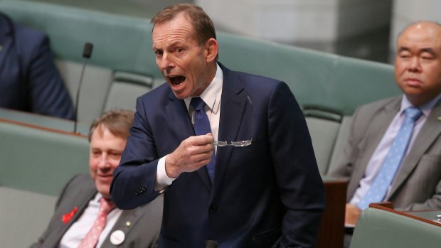 Former prime minister Tony Abbott hits back in Parliament.
