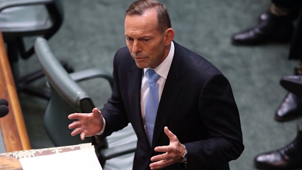 Prime Minister Tony Abbott.