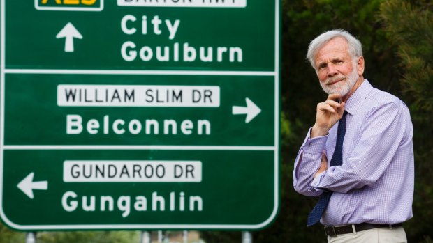 Robert Stephens is a victim of the pedophile and former governor general William Slim, who wants the name of William Slim Drive changed. Photo: Dion Georgopoulos