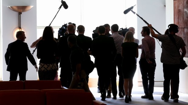 Prime Minister Malcolm Turnbull on his way to meet the fintech advisory group in Parliament House on Wednesday. 