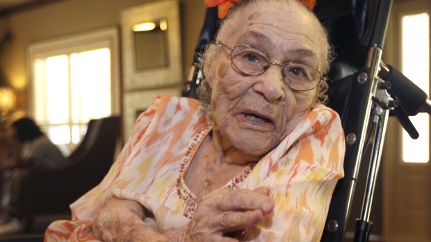 Gertrude Weaver's reign as the world's oldest person lasted just six days. 