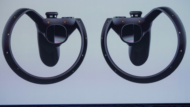 A close up of the new controllers.