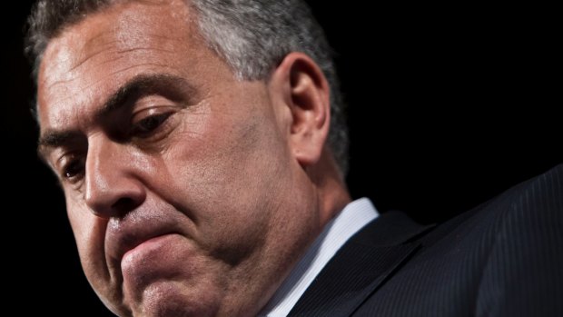 Treasurer Joe Hockey did not deny analysis showing a $51 billion hole in the budget as the iron ore price dropped.