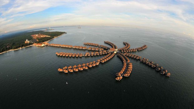 Avani Sepang Goldcoast Resort is one of the biggest overwater hotels in the world.