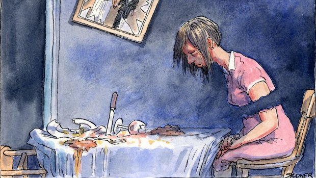 Of the 31 women killed violently in Australia this year, most were attacked in their own homes. <i>Illustration: John Spooner</i>
