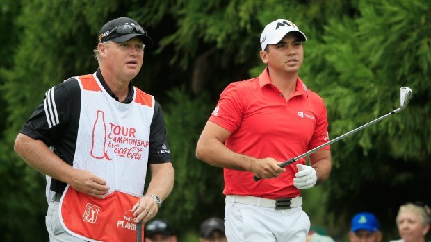 Things didn't quite go to plan for Jason Day and his caddie Colin Swatton.