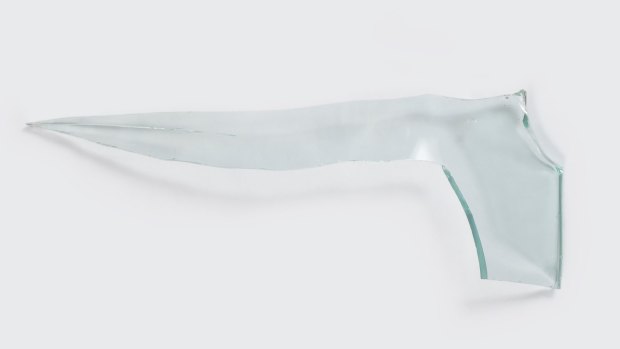 Neil Roberts, Untitled [Knife 4], n.d. glass 8 x 22.6 x 2.8 cm 