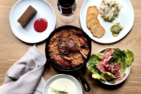 Monopole's confit duck cassoulet is one of many meals Providoor will deliver across NSW.