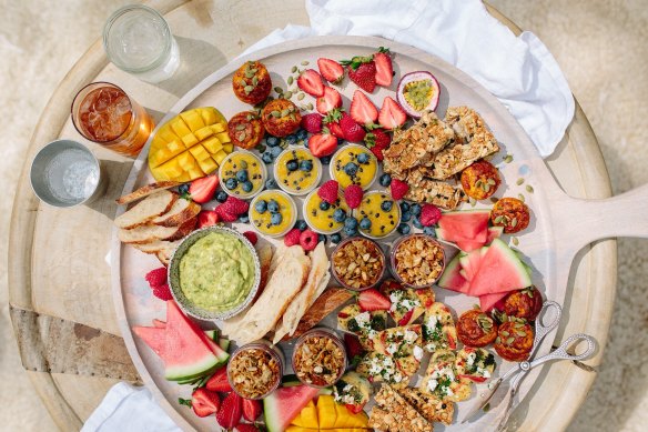 Bounty and abundance: A healthy party platter from Little Magic Feast.