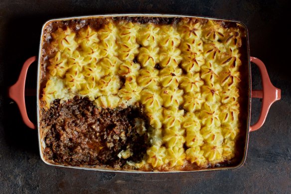 Vegan shepherd's pie.