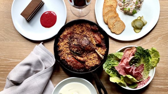 Monopole's confit duck cassoulet is one of many meals Providoor will deliver across NSW.