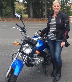 Labor backbencher Bec Cody posted on her MLA Facebook page in February about taking the first steps to getting her motorcycle licence.