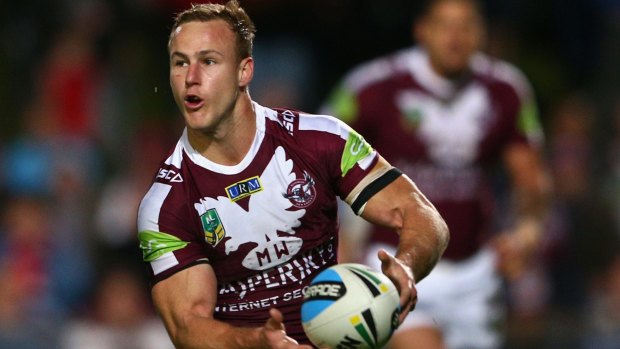 Back in business: Daly Cherry-Evans was in fine form at Brookvale Oval.