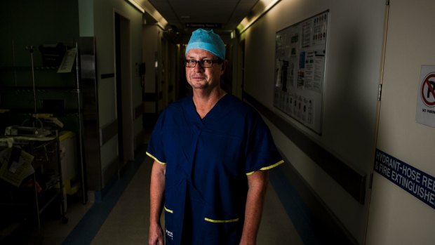 AMA president Dr Stephen Robson says there are issues around the availability of Canberra's operating theatres. 