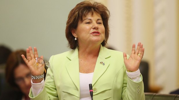 Police Minister Jo-Ann Miller talks during Question Time on June 3.