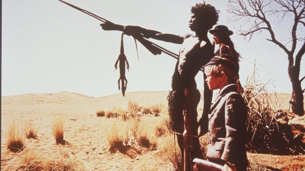 David Gulpilil, Jenny Agutter and Lucien John in Walkabout (1971).