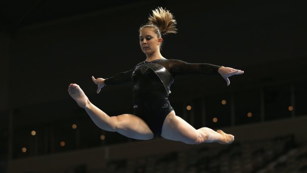World champion Lauren Mitchell trained at the Perth-based gymnastics program that just lost funding.