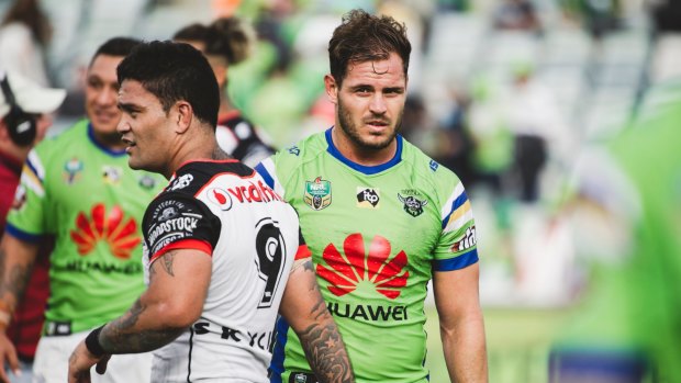 Aidan Sezer was on the wrong end of two late hits that weren't penalised.
