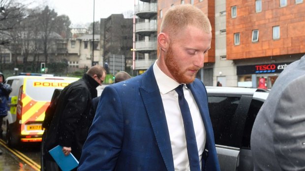 Stoked: Ben Stokes has returned to England training after pleading not guilty to affray in the UK.