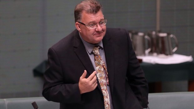 Liberal MP Craig Kelly handed out flyers containing his wish "to contribute to a Coalition government under Tony Abbott".