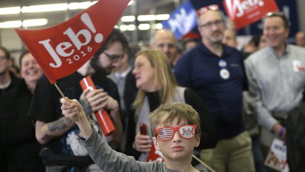 Theodore Kraemer, 8, in New Hampshire last week. 