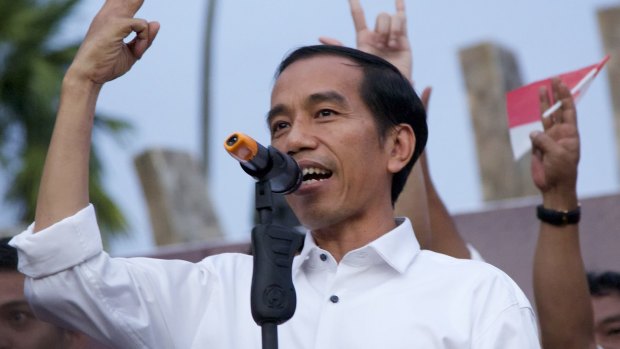 Losing political support: Indonesia's President Joko Widodo.