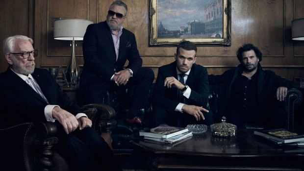 The cast of Ice: Donald Sutherland, Ray Winstone, Cam Gigandet and Jeremy Sisto.