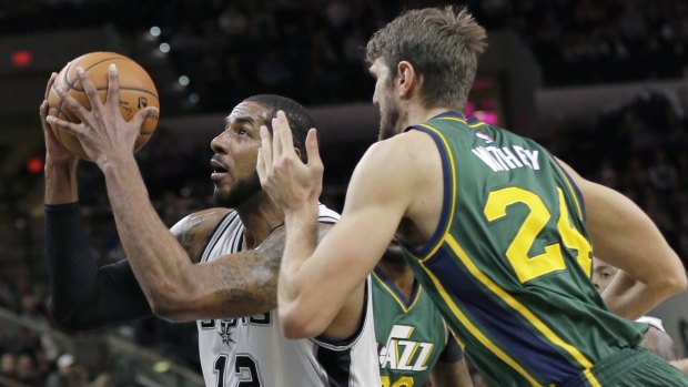 Quality recruit: LaMarcus Aldridge has been great for the Spurs.