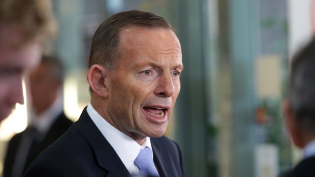Warned he faces an internal backlash over same-sex marriage: Prime Minister Tony Abbott.