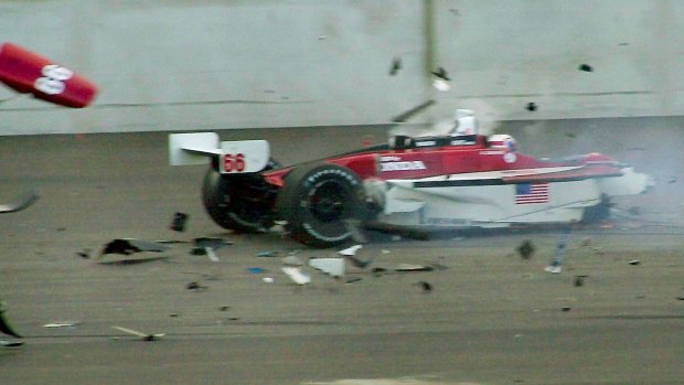 The crash that resulted in Alex Zanardi having both his legs amputated.