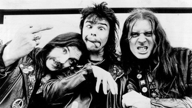 Lemmy, Phil Taylor and Eddie Clarke in September 1981. 
