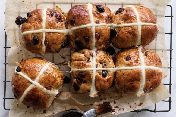 Andrew McConnell: 'I can't imagine Easter without these buns.'